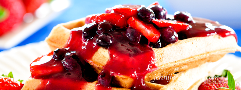 Slimming Berry Berry Sauce for Waffles