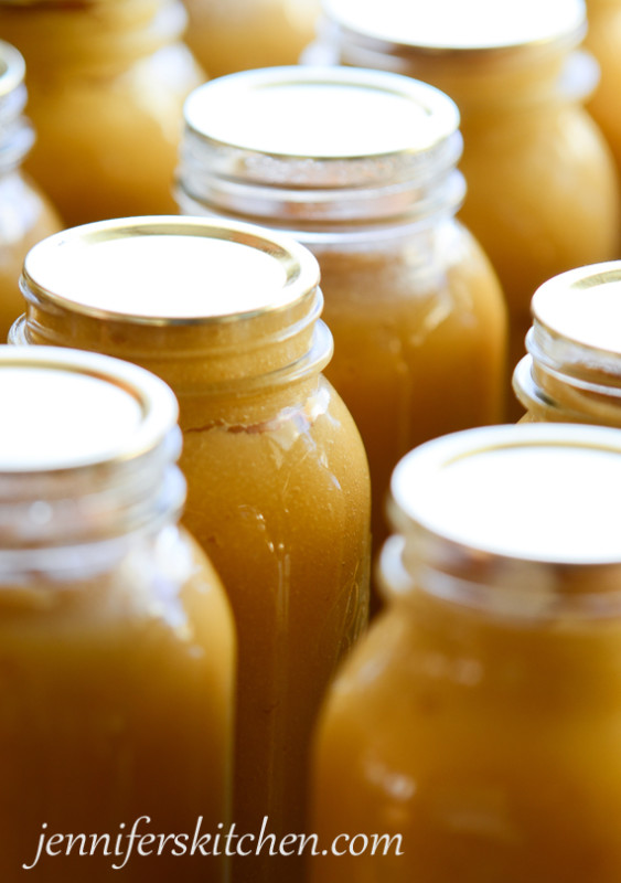 How to can applesauce