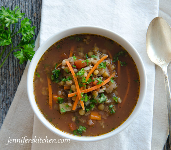 Italian Lentil Soup Recipe