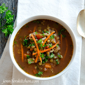 Italian Lentil Soup Recipe
