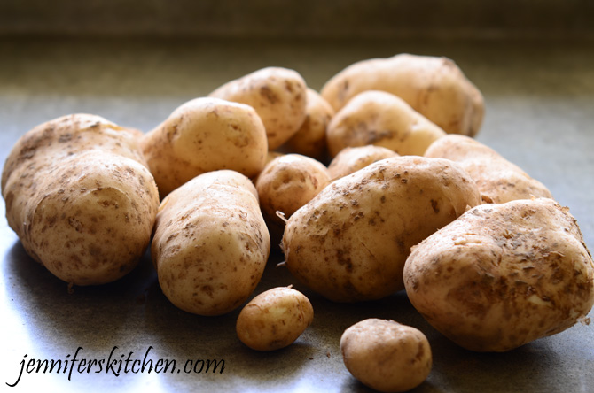 Fresh Potatoes for Christmas Day