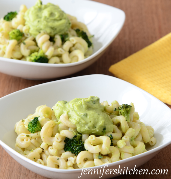 Pasta with Broccoli, Avocado Sauce - JennifersKitchen