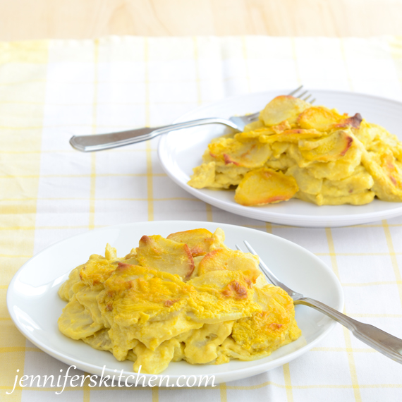 Skinny Scalloped Potatoes (Gluten-Free)