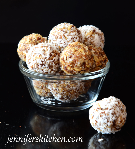 No-Bake Coconut Date Bites