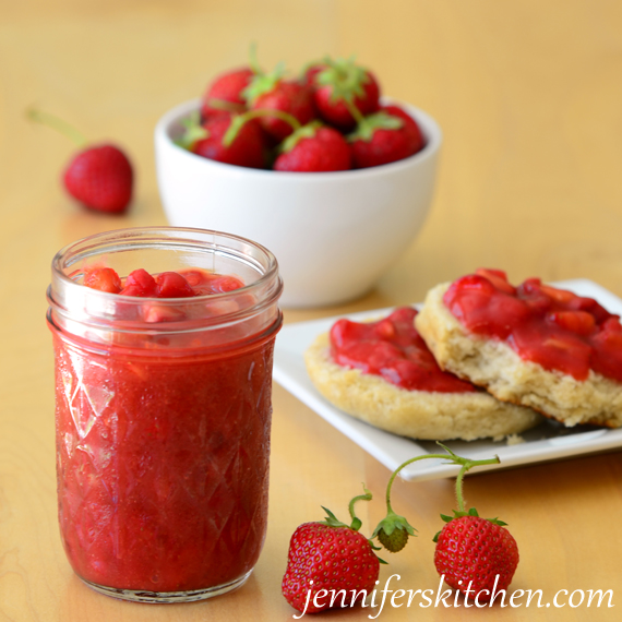 Sugar Free, Fresh Strawberry Jam 