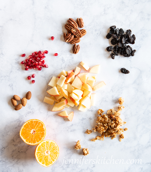 Vegan Gluten Free Apple Breakfast Salad