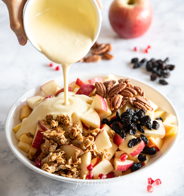 Vegan and Gluten-Free Apple Breakfast Salad