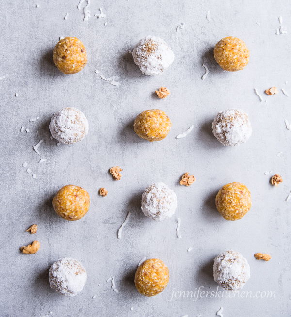 Apricot Fig and Nut Energy Bites