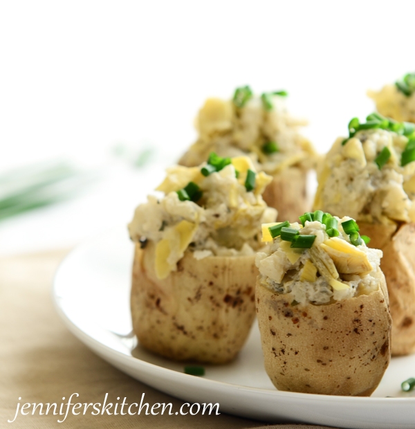 Artichoke-Stuffed Potatoes