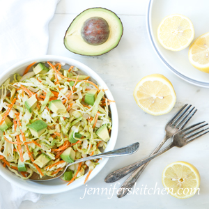 6-ingredient Avocado Cabbage Slaw image