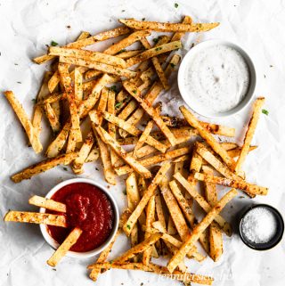 Healthy, No-Oil, Baked Fries