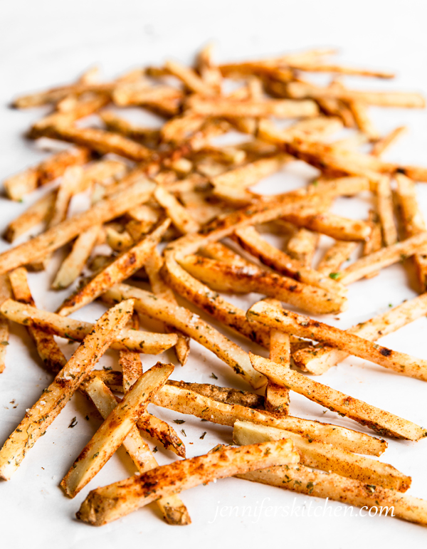 Healthy, No-Oil, Baked Fries