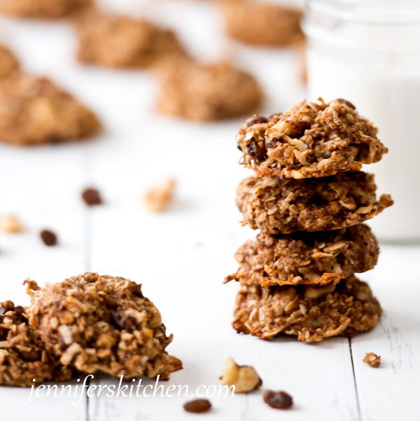 Sugar-Free Banana Breakfast Cookies