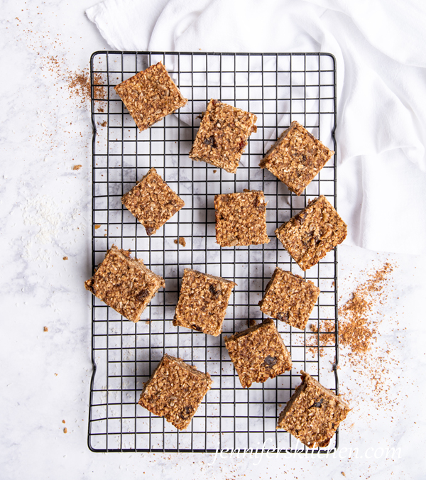 Sugar-Free, Oil-Free, Gluten-Free Breakfast Bars