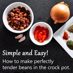 How to Cook Beans in a Slow Cooker (Crock Pot)
