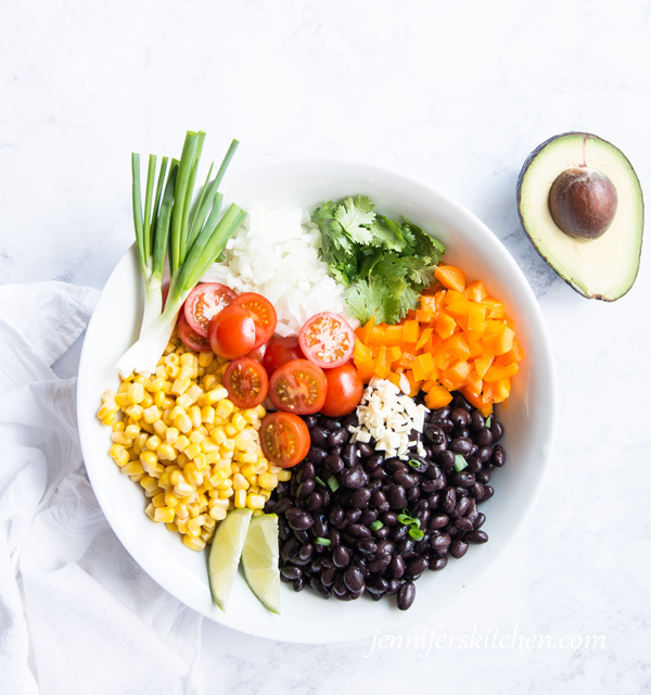 Black Bean Veggie Salad