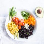 Easy vegan black bean salad