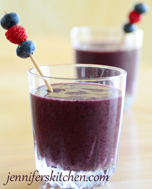 Vegan Blueberry-Smoothie