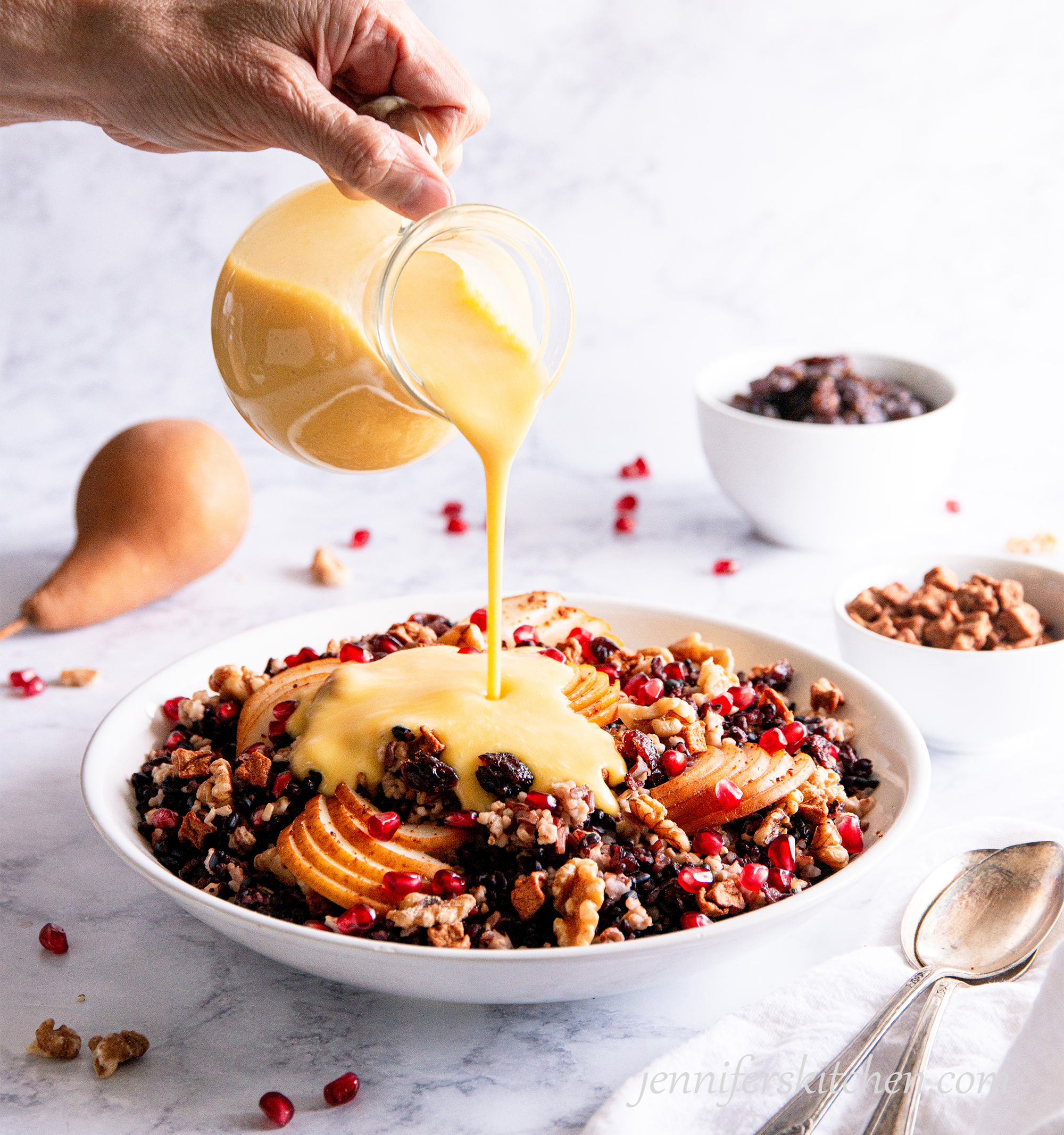 Warm Breakfast Grain Salad