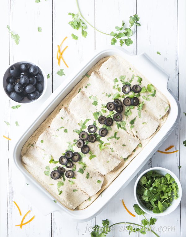 Gluten-Free and Vegan Butternut Squash Enchiladas