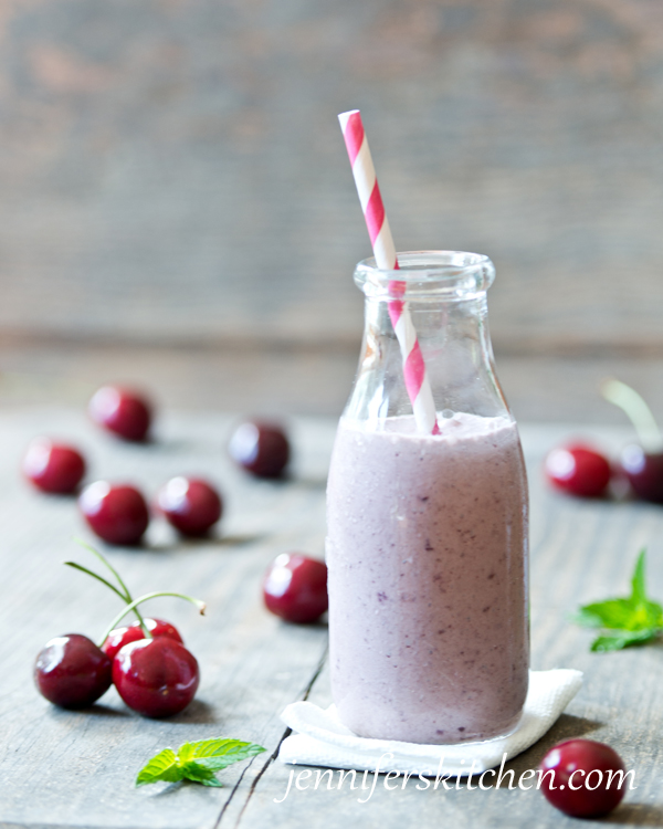 Cherry Milkshake - JennifersKitchen