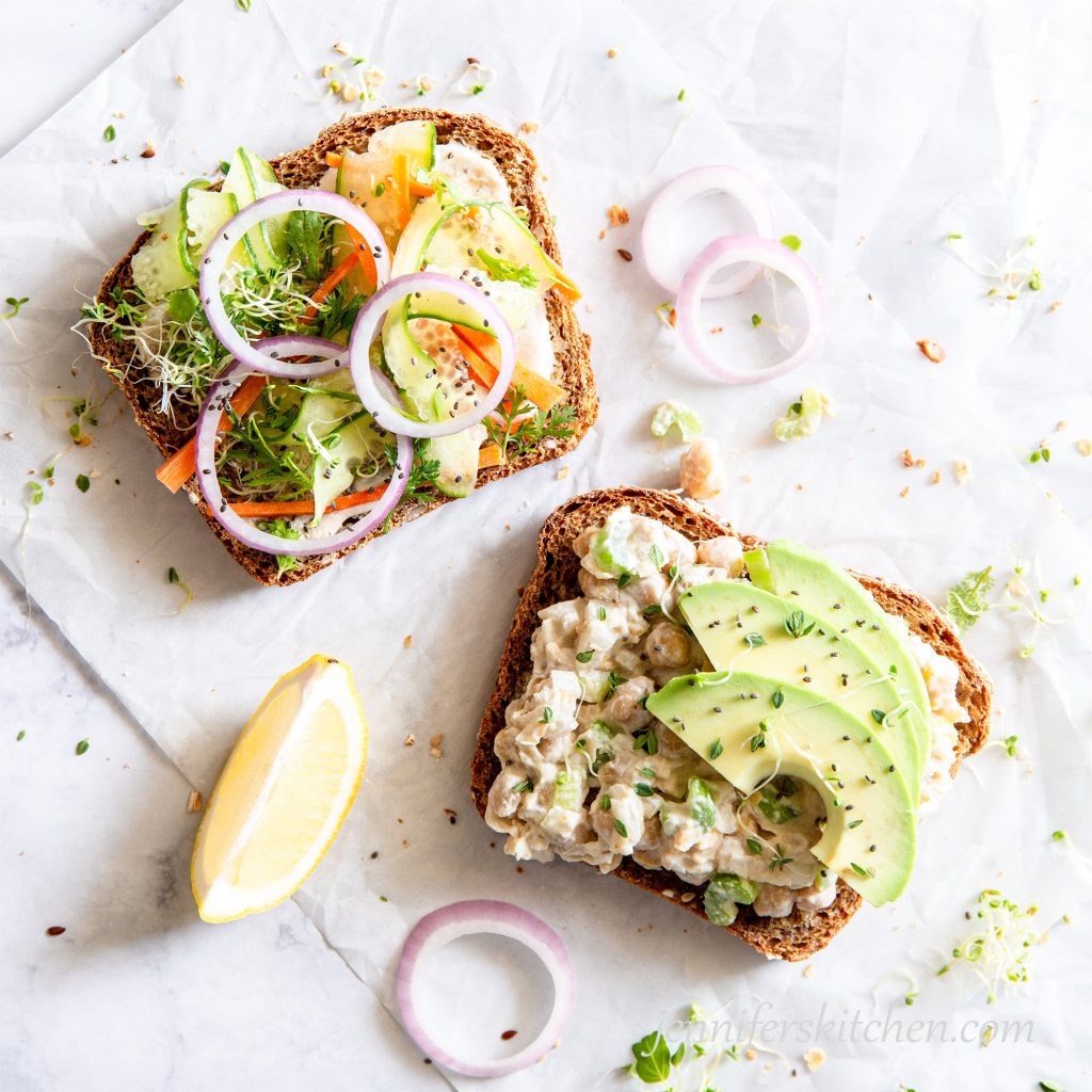 No-Mayo Chickpea Salad Sandwich