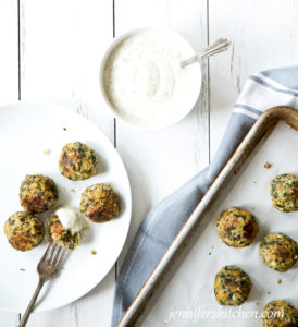 Chickpea-Spinach Nuggets