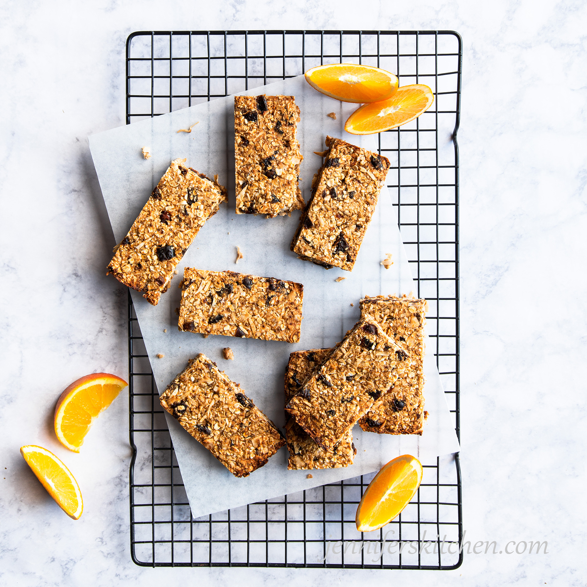 Gluten-Free, Sugar-Free, Oil-Free Coconut Breakfast Bars