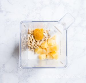 happy pineapple coconut milk