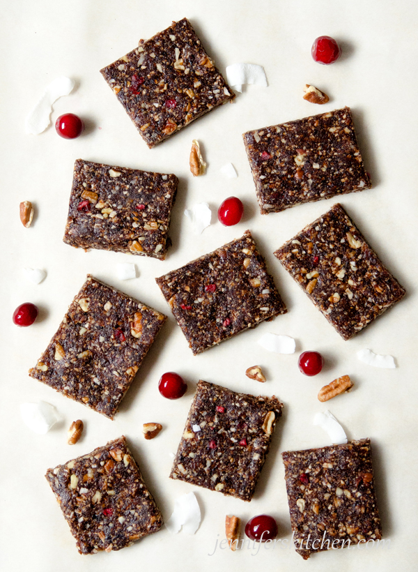 No Bake Cranberry Pecan Bars