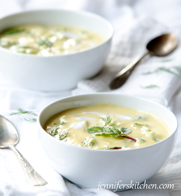 Vegan Cream of Broccoli Soup