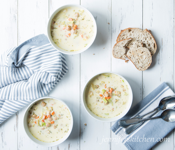 Slimming Potato Corn Chowder