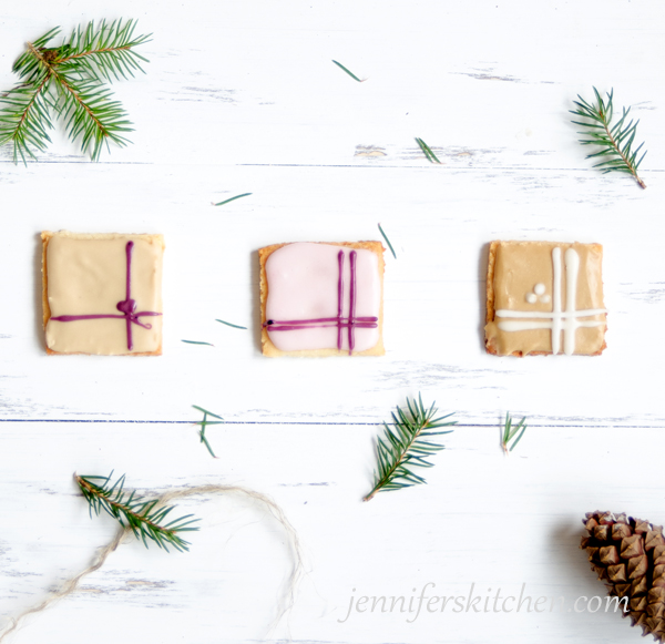 Healthy Christmas Cookies with Naturally Colored Icing