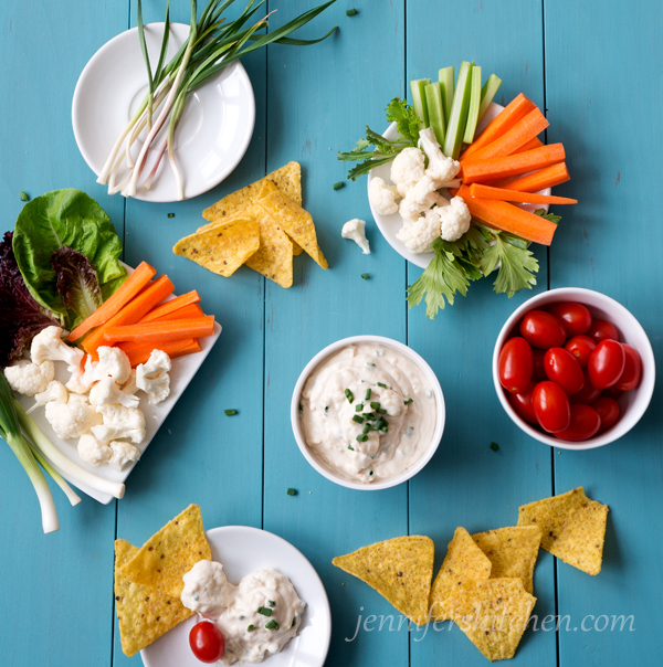 Creamy Vegan Chive Dip