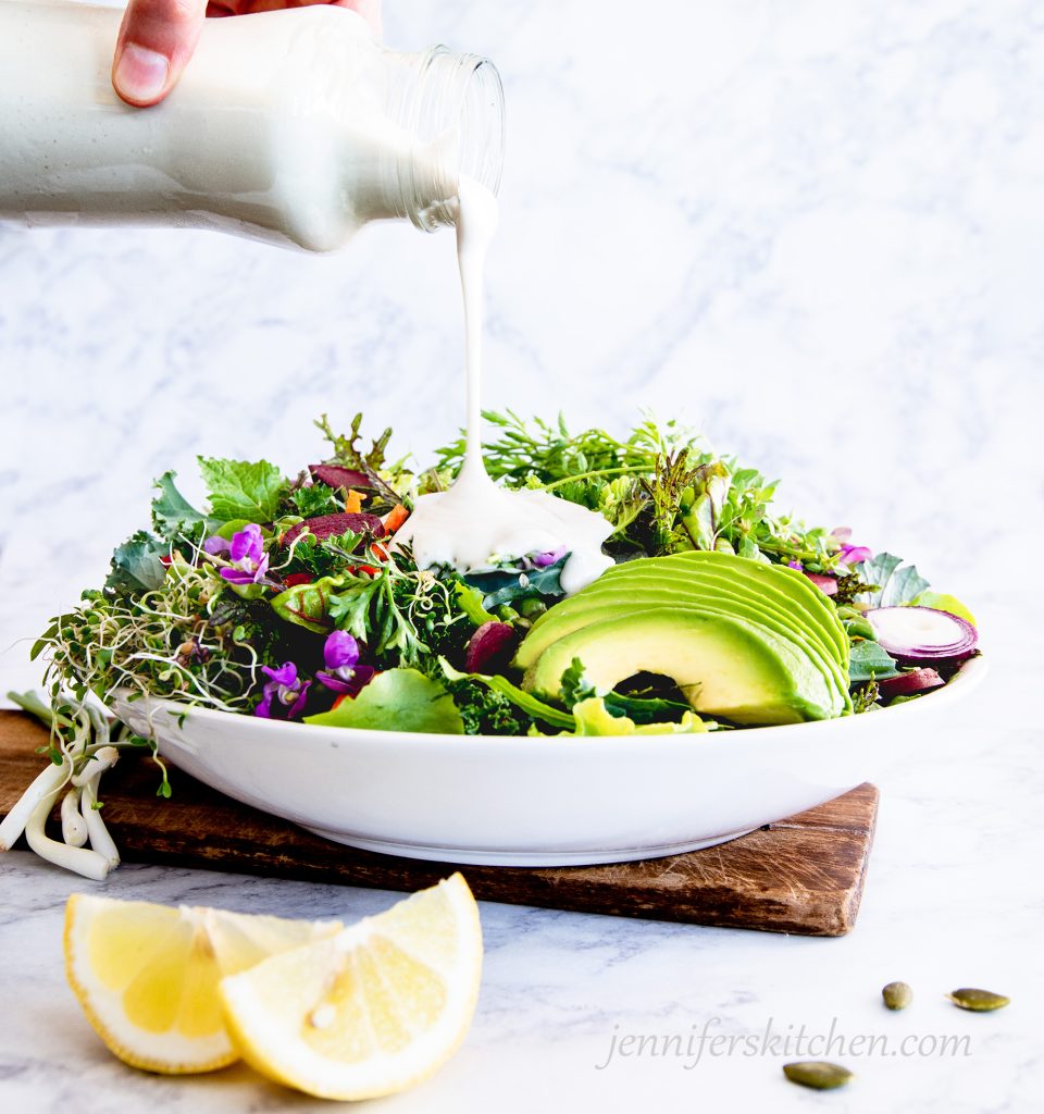 Vegan Salad Dressing Vinegar-Free