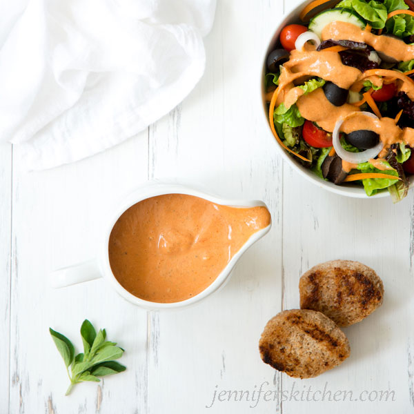 Healthy (American) French Salad Dressing JennifersKitchen