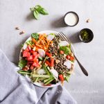 French Lentil Salad - vegan and gluten free