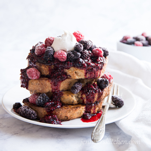 Healthy Vegan French Toast - JennifersKitchen | Gästehandtücher