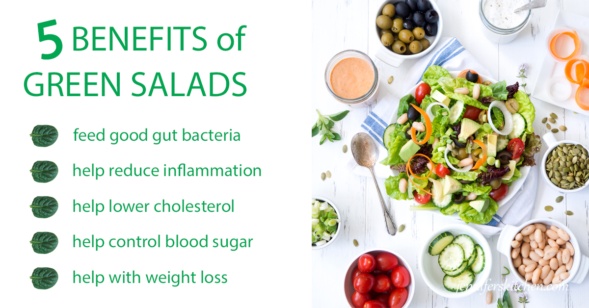 Benefits of Green-salads