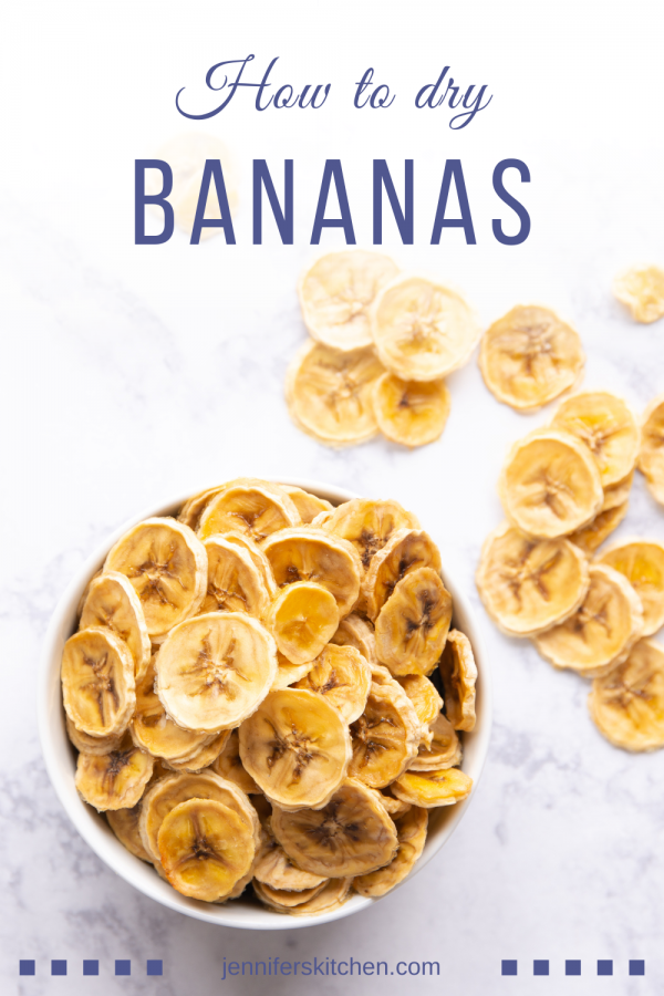How to Dry Bananas JennifersKitchen