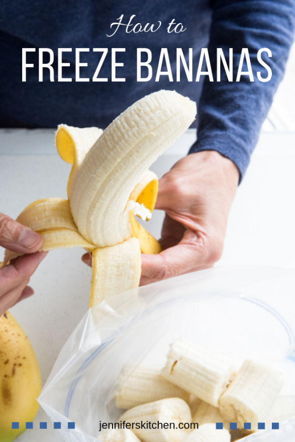 How To Freeze Bananas Jenniferskitchen 