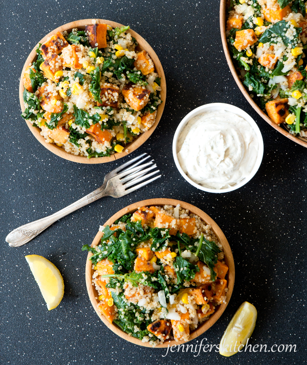 sweet potato quinoa bowl recipe