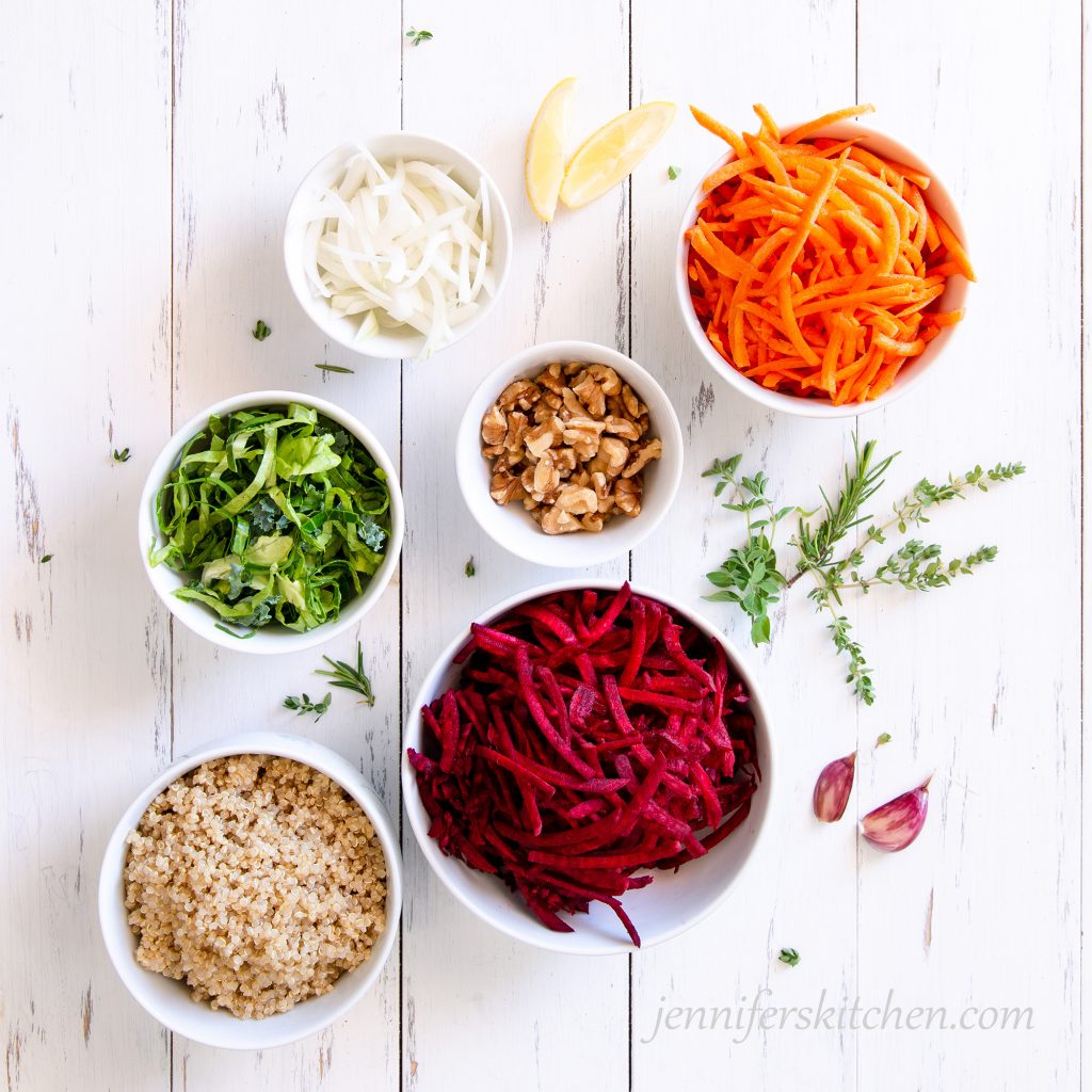Quinoa Beet Salad Ingredients