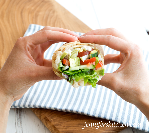 The Ultimate Fresh Veggie Wrap - JennifersKitchen