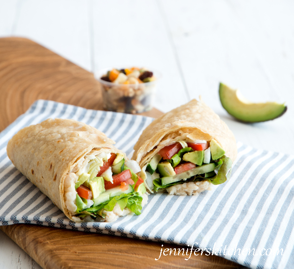 Healthy Mediterranean Wrap Recipe - One of my time-saving meals