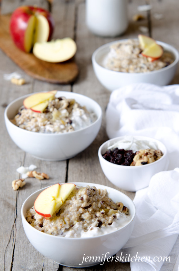 Steel-Cut Oats in the CrockPot - Healthy Breakfast Ideas