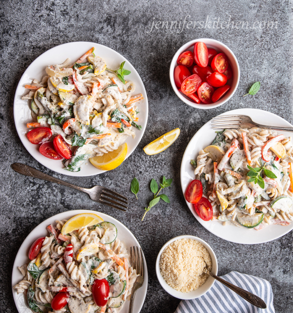 Vegan Pasta Primavera