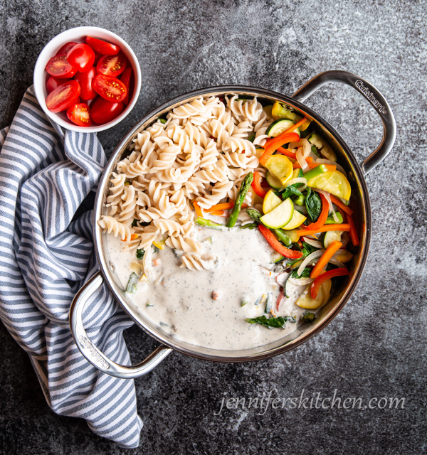 Vegan Pasta Primavera