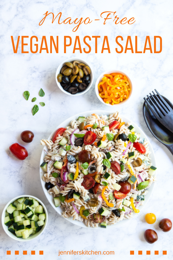 mayo free pasta salad