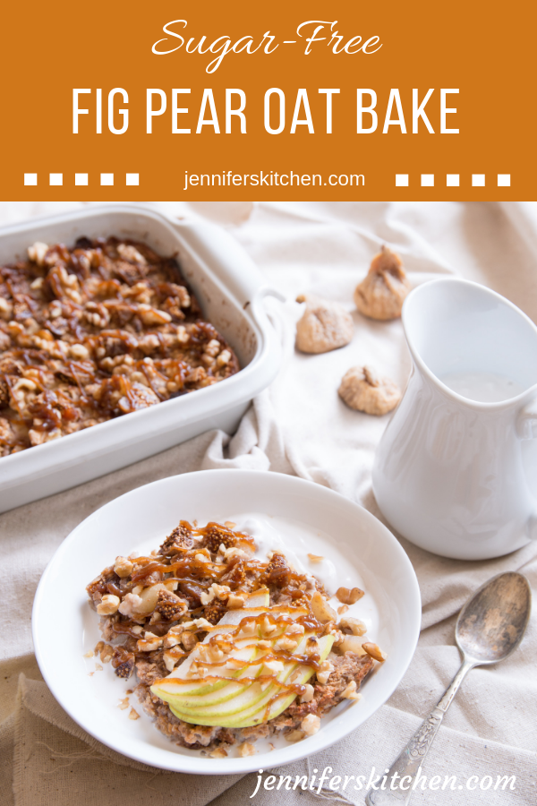 Fig Pear Oat Bake